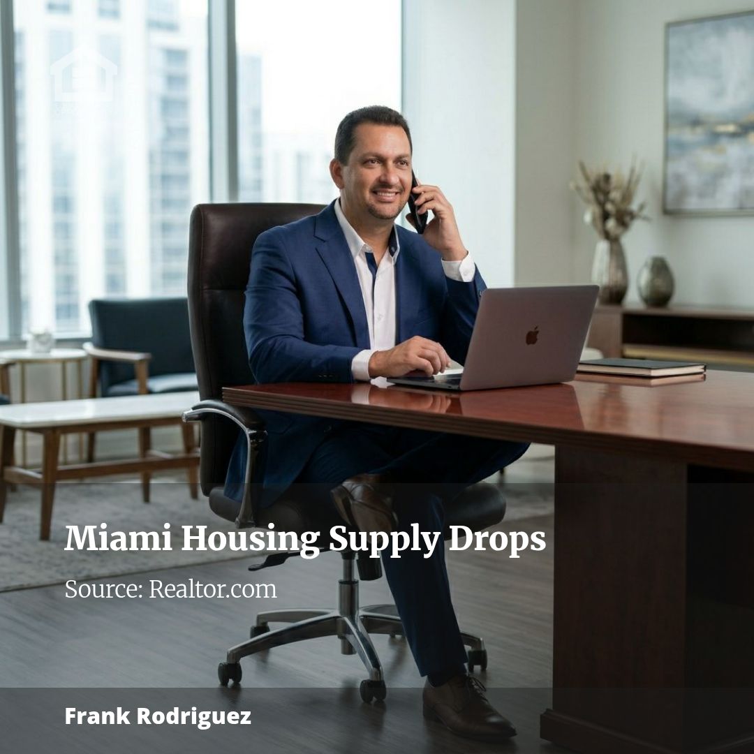 Miami Housing Supply Shrinks as Prices Stay Above National Average